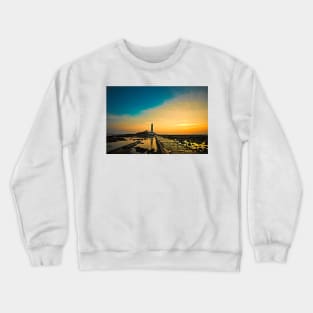 Artistic St Mary's Island Crewneck Sweatshirt